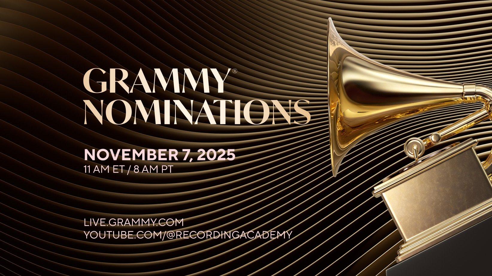 GRAMMYs 2026 nominations announcement