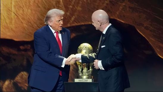 Donald J. Trump receives FIFA Peace Prize